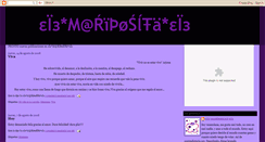 Desktop Screenshot of mariposita-ms.blogspot.com