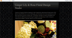 Desktop Screenshot of gingerlilyrose.blogspot.com