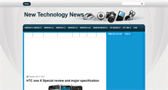 Desktop Screenshot of newtechnologyzone.blogspot.com