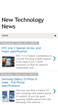 Mobile Screenshot of newtechnologyzone.blogspot.com