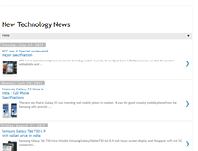 Tablet Screenshot of newtechnologyzone.blogspot.com