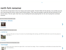 Tablet Screenshot of northforknonsense.blogspot.com