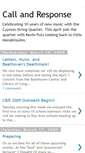 Mobile Screenshot of callandresponse2009.blogspot.com