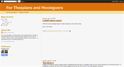 Desktop Screenshot of forthespiansandmoviegoers.blogspot.com