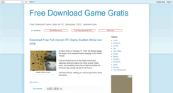 Desktop Screenshot of free-download-game-gratis.blogspot.com