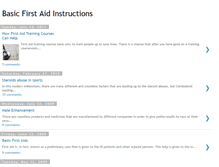 Tablet Screenshot of basicfirstaid.blogspot.com