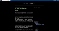 Desktop Screenshot of cubicledideas.blogspot.com