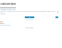 Tablet Screenshot of cubicledideas.blogspot.com