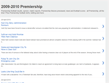 Tablet Screenshot of premiershiptoday.blogspot.com