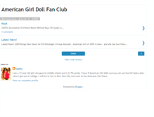 Tablet Screenshot of americangirldollfanclub.blogspot.com