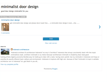 Tablet Screenshot of door-minimalist.blogspot.com