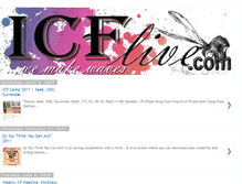 Tablet Screenshot of icflive.blogspot.com