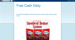 Desktop Screenshot of easycash-daily.blogspot.com