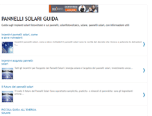 Tablet Screenshot of pannelli-solari-guida.blogspot.com