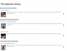 Tablet Screenshot of kolenikfamily.blogspot.com