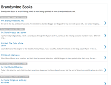 Tablet Screenshot of brandywinebooks.blogspot.com