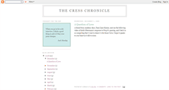 Desktop Screenshot of cresschronicle.blogspot.com