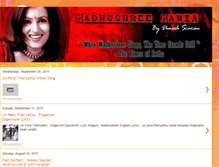 Tablet Screenshot of madhushree-mania.blogspot.com