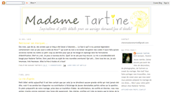 Desktop Screenshot of madametartine.blogspot.com