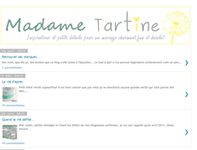 Tablet Screenshot of madametartine.blogspot.com