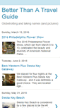 Mobile Screenshot of betterthanatravelguide.blogspot.com