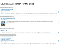 Tablet Screenshot of louisianaassociationfortheblind.blogspot.com