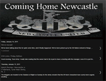 Tablet Screenshot of cominghomenewcastle.blogspot.com