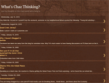 Tablet Screenshot of chazthinks.blogspot.com