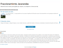 Tablet Screenshot of fraccionamientojacarandas.blogspot.com