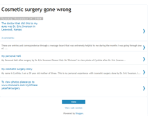 Tablet Screenshot of cosmeticsurgerygonewrong.blogspot.com