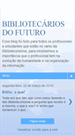Mobile Screenshot of bibliotecariosdofuturo.blogspot.com