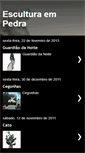 Mobile Screenshot of escultura-empedra.blogspot.com