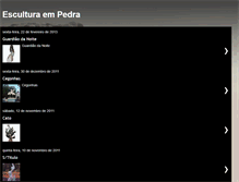 Tablet Screenshot of escultura-empedra.blogspot.com