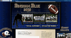 Desktop Screenshot of binghamblue2009.blogspot.com
