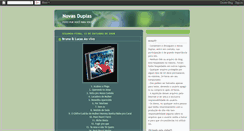 Desktop Screenshot of novasduplas.blogspot.com