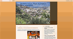 Desktop Screenshot of distritocolca.blogspot.com