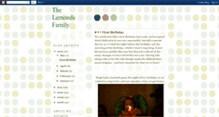 Desktop Screenshot of lemondsfamily.blogspot.com