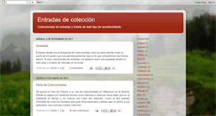 Desktop Screenshot of entradasdecoleccion.blogspot.com