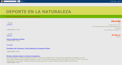 Desktop Screenshot of deporteenlanaturaleza.blogspot.com