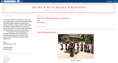 Desktop Screenshot of museumhutabolonsimanindo.blogspot.com