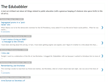 Tablet Screenshot of edubabbler.blogspot.com