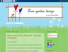 Tablet Screenshot of lovegardendesign.blogspot.com