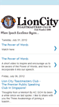 Mobile Screenshot of lioncitytoastmasters.blogspot.com