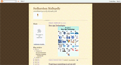 Desktop Screenshot of msudharshanreddy.blogspot.com