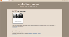 Desktop Screenshot of melodiumbox.blogspot.com