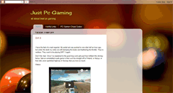 Desktop Screenshot of justpcgaming.blogspot.com