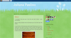Desktop Screenshot of jujupaulina.blogspot.com