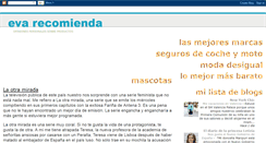 Desktop Screenshot of evarecomienda.blogspot.com