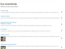 Tablet Screenshot of evarecomienda.blogspot.com