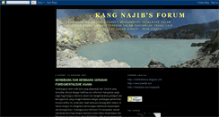 Desktop Screenshot of akangnajib.blogspot.com